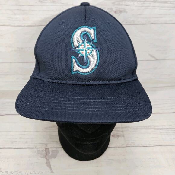 Kids Seattle Mariners Hat Youth Cap Adjustable Strap Blue OC Sports Team MLB - Picture 1 of 7